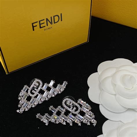 fake fendi earrings|farfetch earrings for women.